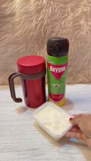 hasil yoghurt baygon buatanku