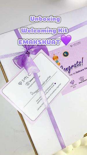 Akhirnya bisa unboxing welcoming kit dari @solcare.id #UnboxingVideo #Welcomingkit #WelcomingKitSolcare #WelcomingKitEmakSkuat #solcareid 