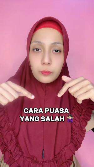 emang gimana sih cara puasa yang benar?