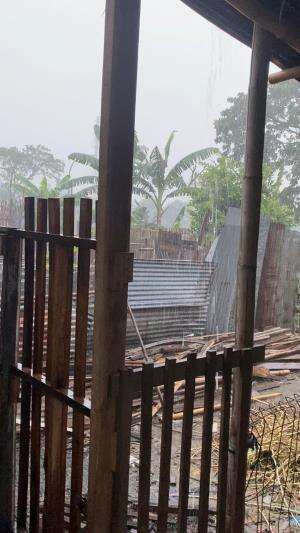 Hujan lebat di peternakan kambing haidar farm deras banget airnyaaa bulan puasa 2025