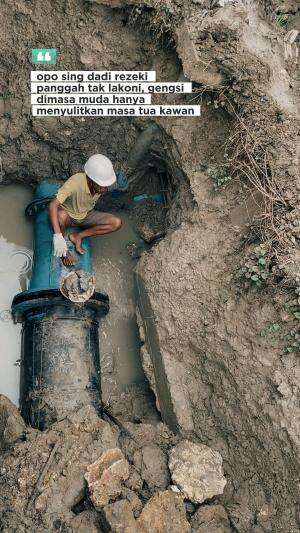 Opo seng dadi rezeki panggah di lakoni, gensi di masa muda, sengsara di masa tua #quotes  #motivasi #semangat #gigih #sukses #kerja #kerjake