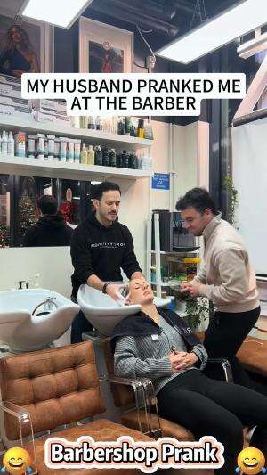 Barbershop Prank #funnyvideo #prank 