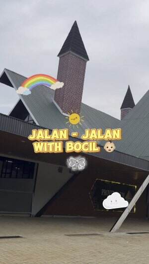 Puas banget lari lihat kambing juga hehe 