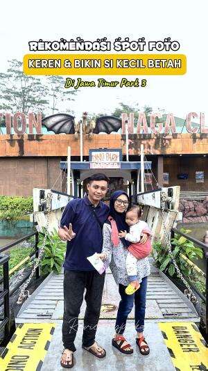 Rekomendasi spot foto di Jawa timur park 3 nih moms, pasti si kecil happy deh kalo kesini  #RCTIPlus  #HOTrctiplus  #hotrcti  #jatimpark3  #