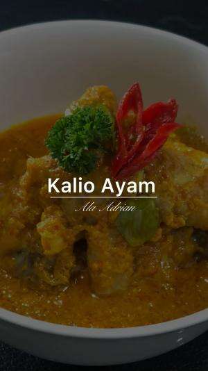 Kalio Ayam ala Adrian