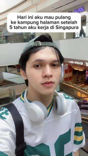 pulang kerja dari Singapura #viral