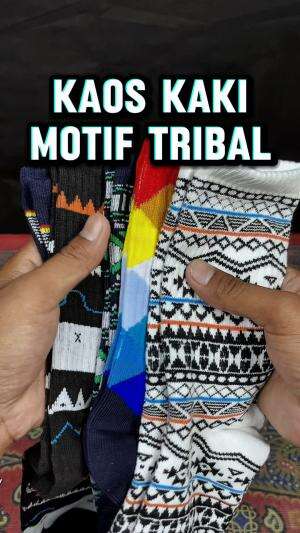 Rekomendasi kaos kaki oldschool motif TRIBAL kualitas nya sudah premium, tebal dan harganya juga murah. Tersedia juga banyak pilihan warnany