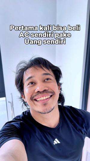 Alhamdulillah kebanggaan tersendiri aja dulu kalau panas minta sama ortu cuman sanggup bisa beli kipas angin, tapi sekarang bisa beli sendir