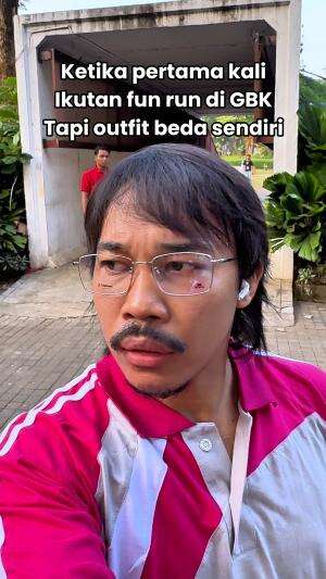 Orang-orang pada kalcer kok aku kayak guru penjas woyy!!!  #funrun #kalcer #guru #penjas