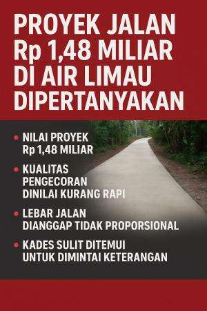  #MuaraEnim #AirLimau #JalanBaru #ProyekDesa #Transparansi