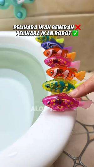 pelihara ikan beneran ❌
pelihara ikan robot ✅