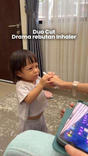 Memasuki fase Terrible Two , kakak makin pusing deh digangguin cia 🤣 #kakakadik  #siblings #bayigemes 