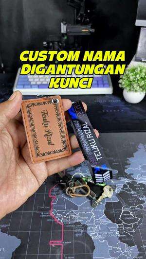 Custom nama digantungan kunci, agar ngak perlu khawatir lagi kuncinya tertukar ataupun ketinggalan.

#customgantungankunci #gantungankuncicu