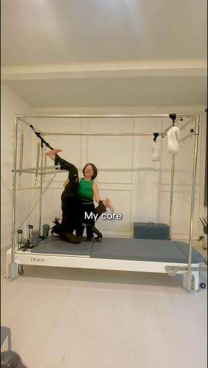 Core saat pertama pilates  #pilates 