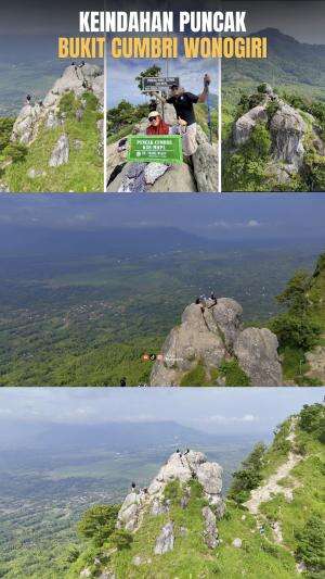 Keindahan bukit cumbri dari ketinggian.., yokk mari yang mau olahraga mendaki kesini #wonogiri  #Ponorogo  #PendakiCantik  #Gunung  #minivlo