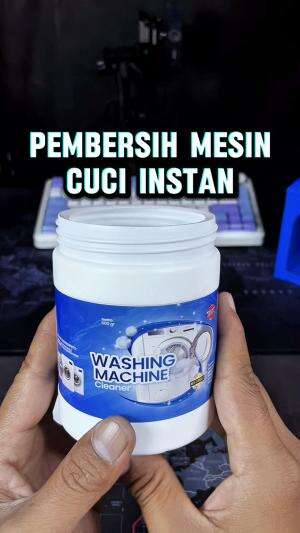 bubuk KLINXY pembersih mesin cuci untuk semua jenis mesin cuci. Sekarang membersihkan mesin cuci lebih instan pakai bubuk ini. 

#bubukpembe