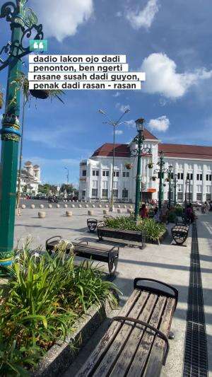 Dadio lakon, ojok dadi penonton, men ngerti rasane susah dadi guyon.,, penak dadi rasan rasan #Quotes  #motivasi #semangat #gigih #sukses #k