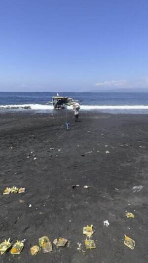 Ini pelabuhan tribuana kusambe kalo mau nyembrang ke nusa aman dan nyaman pake gangga Express #tribuanabali 