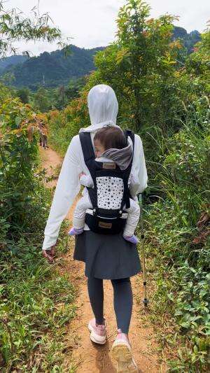 TREKKING sama bayi ?? Gasss dong  #trekking  #healing