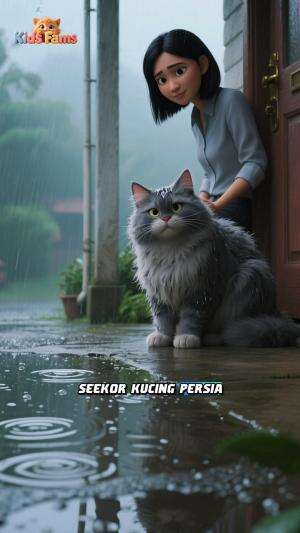 Kisah Persahabatan Kucing Persia dan Wanita Muda #KucingPersia #SiAbu #CeritaSedih #MyFirstVideoOnHot+ 