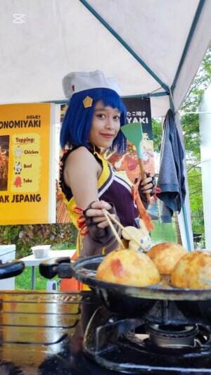  COSPLAYER JAGO MASAK? | Lilac Ardelia JKT 23th | Chicken Roulade with Mashed Potato & Jalapeno Orange Sauce #onlineauditionmci12 