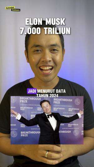 Elon Musk menjadi orang pertama yang punya kekayaan sampai Rp. 7 Kuadriliun (7.125 Triliun Rupiah) #elonmusk #info 