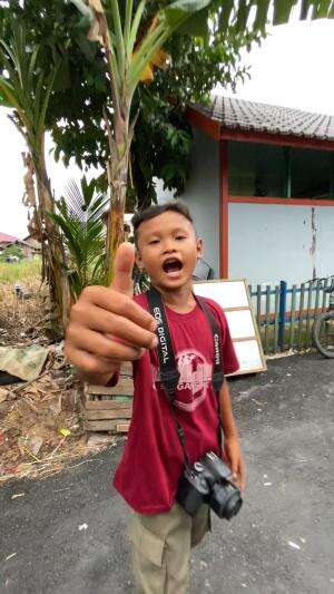 Ngonten bersama si ucil #Photography #keren jadi fotografernya 