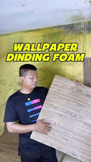 Wallpaper dinding 3d foam yang aestetic tanpa perlu ribet ngecat ulang rumah kamu apalagi Harganya sangat terjangkau banget.

#wallpaperdind