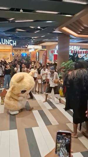 Boneka Lucu Ve Barung Bangkung di Mall Livingworld denpasar