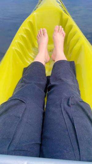 Kanoo di pantai purworejo🥰🥰