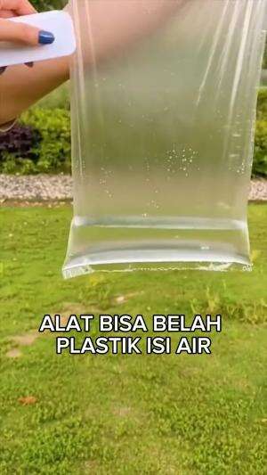 alat bisa belah plastik isi air