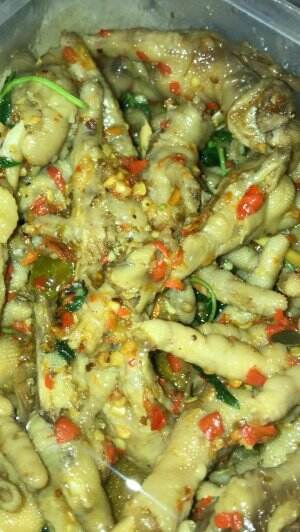 masak ceker pedassss
