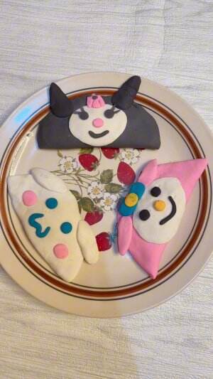 cireng sanrio buatanku lucu pol 🥰 gak tega makannya