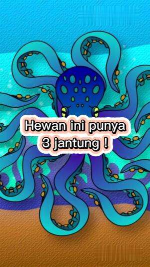 Hewan ini punya 3 jantung? Ko bisa! #short 