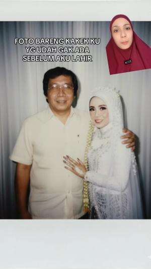 bikin terharu 🥹🥰 aku bisa foto bareng kakek ku yg udah meninggal sebelum aku lahir 