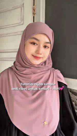 mudah bgt kann, tp look tetap manis🥰 #tutorhijab #hijabstyle #hijabtutorial 
