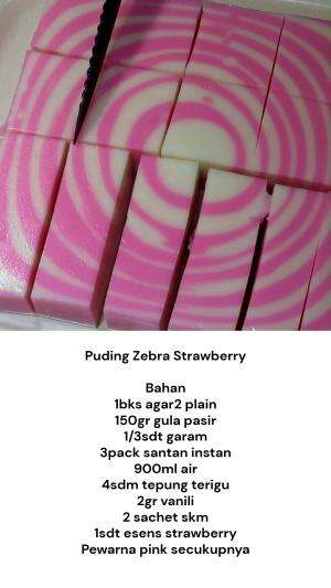 Puding Zebra Strawberry