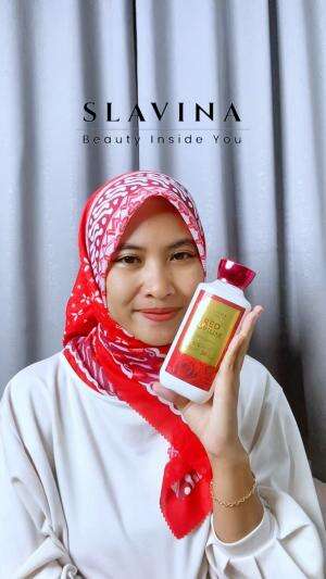 Wanginya body lotion slavina emang juara banget sih 🎀