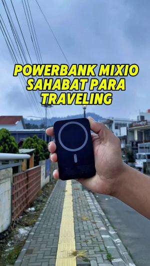 POWERBANK MIXIO MP06 sahabat gua kalau kemana mana karena portnya paling komplitt. cocok banget untuk sahabat traveling. 

#mixiomp06 #power