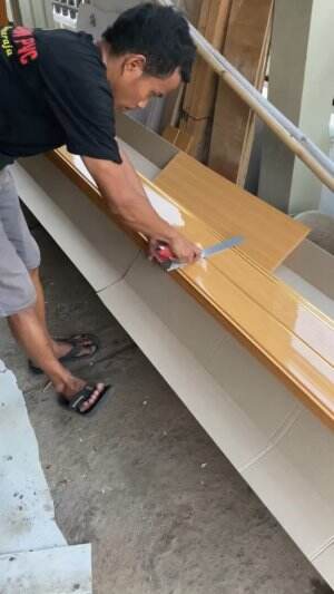 Pemasangan plafon pvc  #pvc  #aesthetic  #rumahidaman