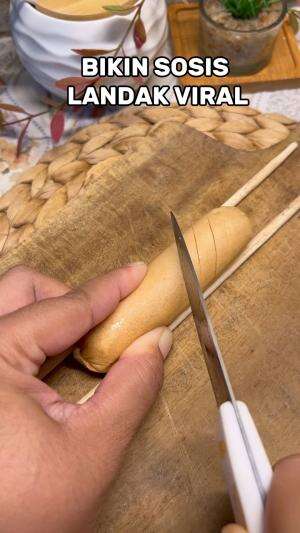 sosis landak dengan resep seadanya rasanya bener-bener mantul