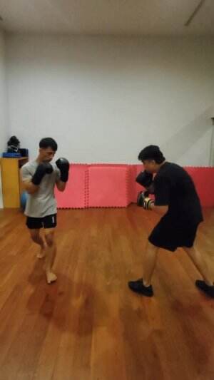 Boxing session : Strength & Conditioning, Quantum Padwork, Drilling, Lite Sparing tek - tekan #mncjotosklab  #combatsport