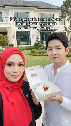 anterin mochi merah putih buat song joong-ki ehh malah dimuntahin