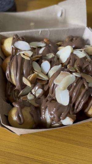 Hai, mengisi liburan dengan membuat cemilan sederhana donat lokumades, hobiku memasak aneka kue dan masakan rumahan #audisimasterchef #maste