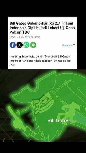 Yang sedang ramai dibicarakan netizen  #viral  #billgates  #vaksin #vaksintbc