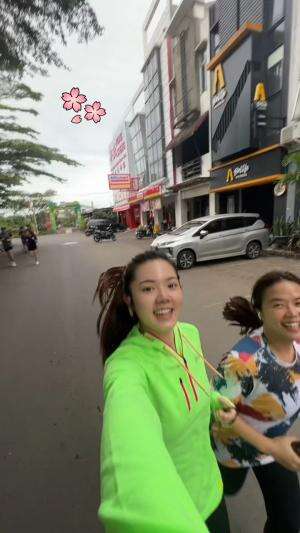 Today Fun Run ♥️ got my new PR in 5K!!