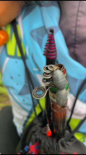 Hujan disertai badai pas lagi mancing