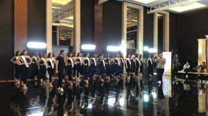 Latihan catwalk wktu karantina 