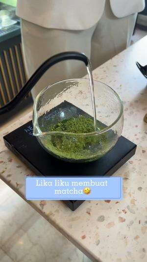 Memang ga jago jadi matcharista ya whahahahah #matcha #matchatime