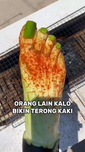 aku kalo bikin terong kaki